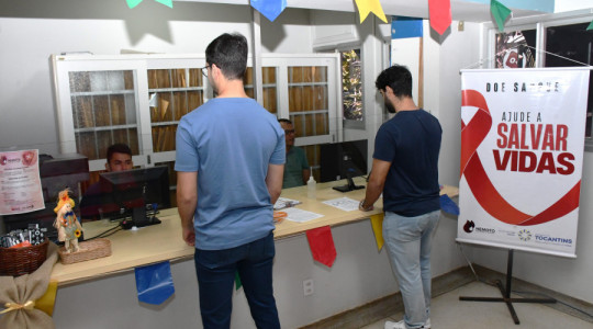 Na Campanha Junho Vermelho 2025, de incentivo à doação de sangue foram coletadas 2.461 bolsas de sangue