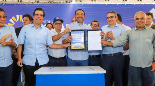 Governador Wanderlei Barbosa autoriza implantação de 10 usinas fotovoltaicas por meio de Parceria Público-Privada