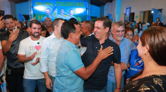 Encontro em Dianópolis reuniu prefeitos, vereadores e lideranças políticas em apoio à pré-candidatura de Vicentinho Júnior ao Governo do Tocantins.