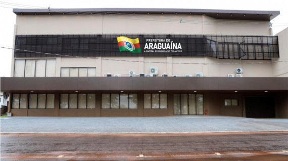 Sede da prefeitura de Araguaína localizada na Marginal Neblina. 