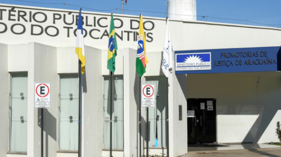 Fachada da sede das Promotorias de Justiça de Araguaína 