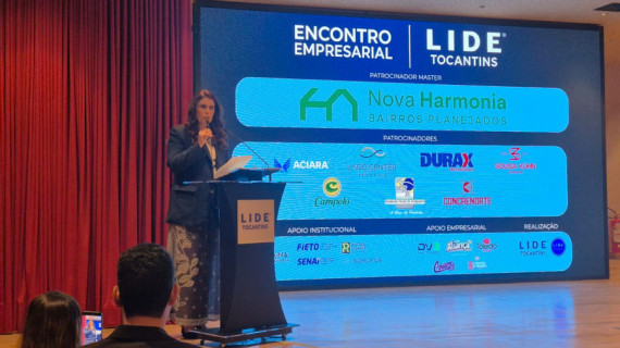 Presidente do LIDE Tocantins, Diva Cordeiro, destaca chegada da organização como marco para o município.