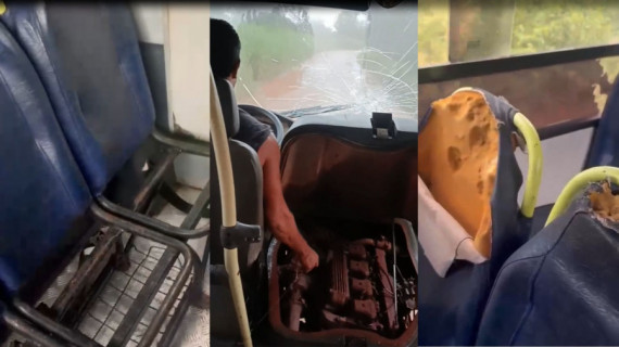 Ônibus do transporte escolar de Praia Norte apresenta irregularidades apontadas em denúncia ao MPTO.