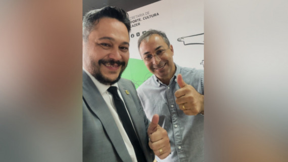 Presidente da Câmara de Araguaína, Max Fleury, e o prefeito Wagner Rodrigues alinham retomada da obra da nova sede do Legislativo municipal.