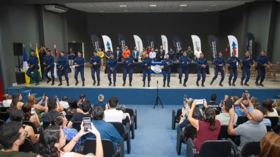 Foram 576 horas de capacitação técnica e operacional alinhada com a Matriz Curricular Nacional para Formação de Guardas Municipais e com a Matriz Nacional de Formação em Segurança Pública