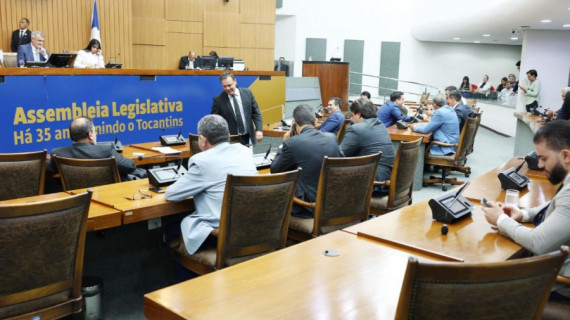 Plenário da Assembleia Legislativa do Tocantins (Aleto), em Palma