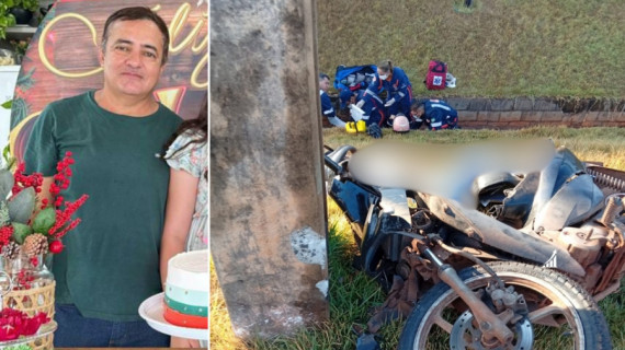 Alexandre Amaral dos Santos, de 54 anos, morreu após colisão contra poste em Araguaína