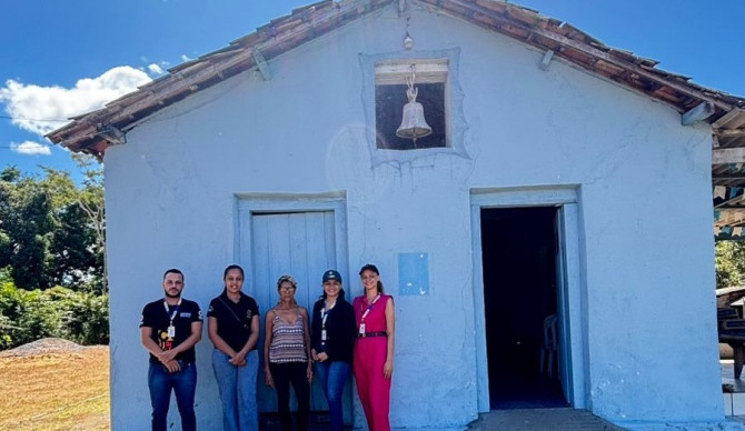  Equipe da Secult em visita para levantamento arquitetônico da Igreja de São José das Missões, em Dianópolis.