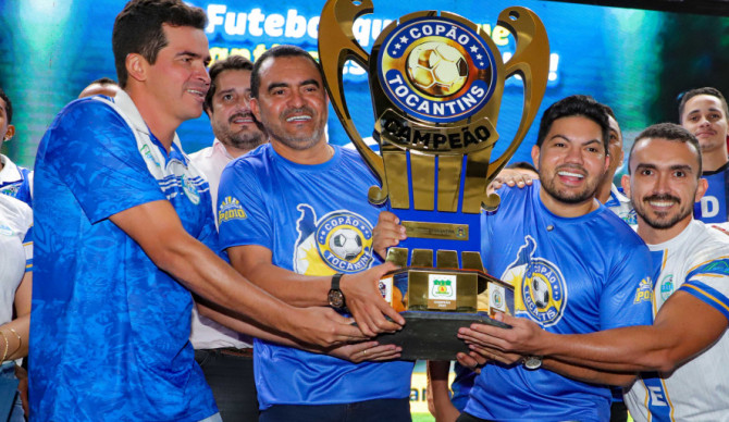  Governador Wanderlei Barbosa lança a 5ª edição do Copão Tocantins, considerada a maior competição de futebol amador do Brasil, que contará com oito regionais e mais de R$ 240 mil em premiações.