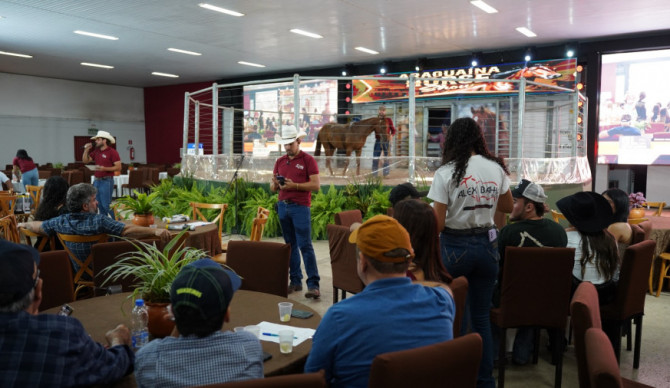Araguaína Horse  abriu o circuito de leilões da Expoara 2026 com a comercialização de animais de alto padrão genético.