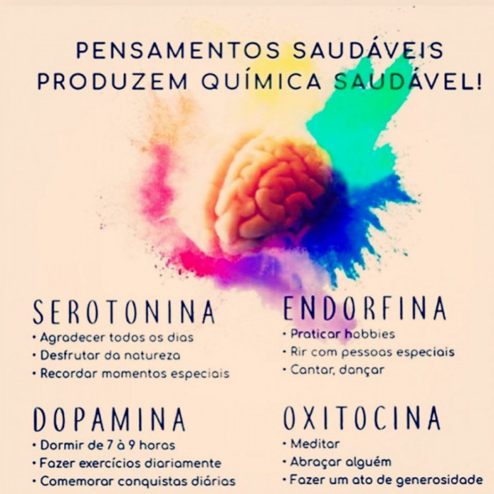 Conheça o quarteto da felicidade contra a depressão. 