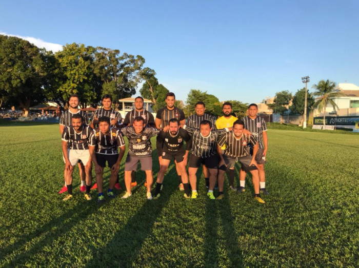 Time formado pelos amigos corintianos. Foto: Divulgação