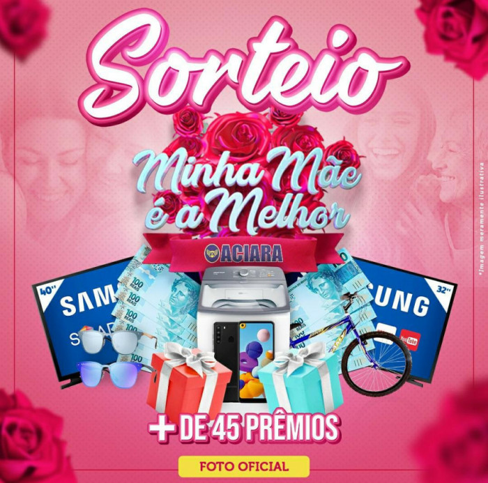 Sorteio será realizado no dia 10 de maio.  Foto: Divulgação