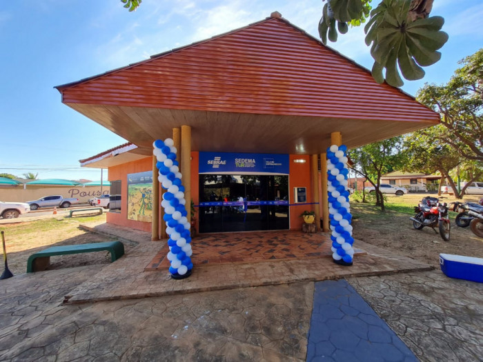 Novo Ponto de Atendimento do Sebrae está localizado na Praça do CAT, em Mateiros. Foto: Divulgação
