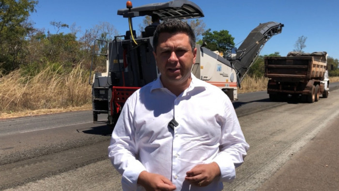 Deputado Tiago Dimas na BR-226