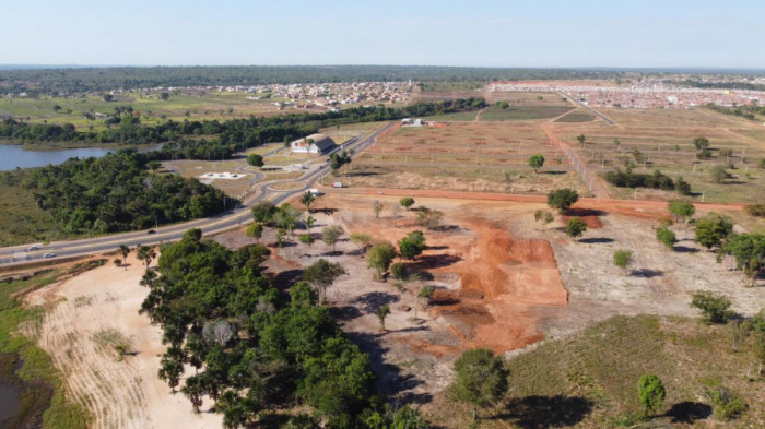 Lago Center Shopping de Araguaína está na fase de preparo e limpeza do terreno. Foto: AN