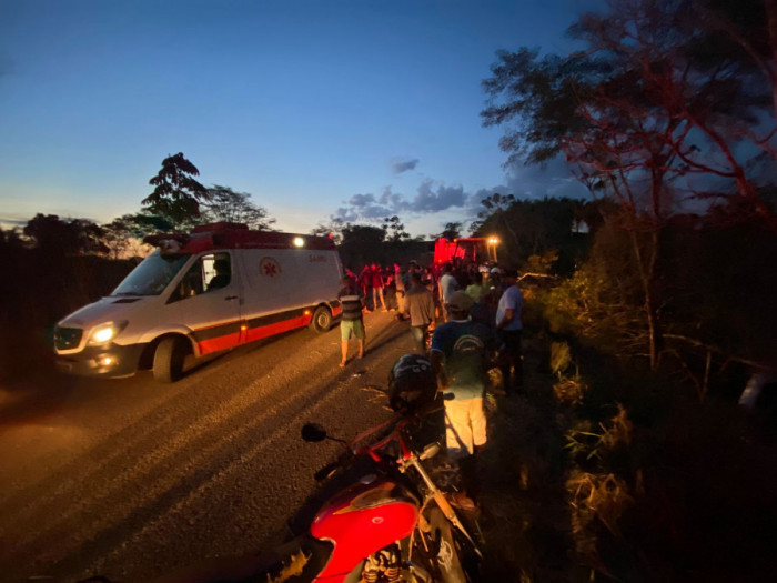 Acidente ocorreu na tarde deste sábado (28). Foto: AN