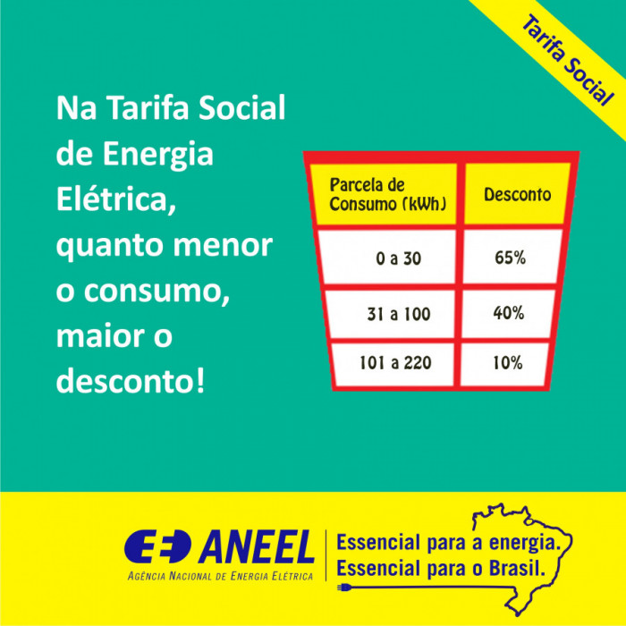 Tarifa Social - Desconto