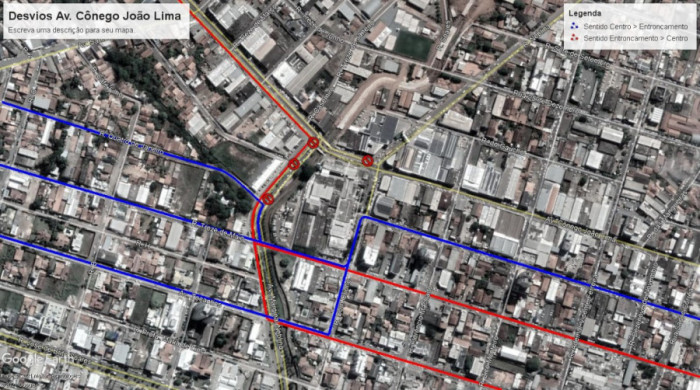 A previsão de liberação total da via é para o dia 11 de outubro.