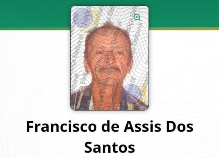 Francisco de Assis dos Santos está sendo procurado pelo filho.