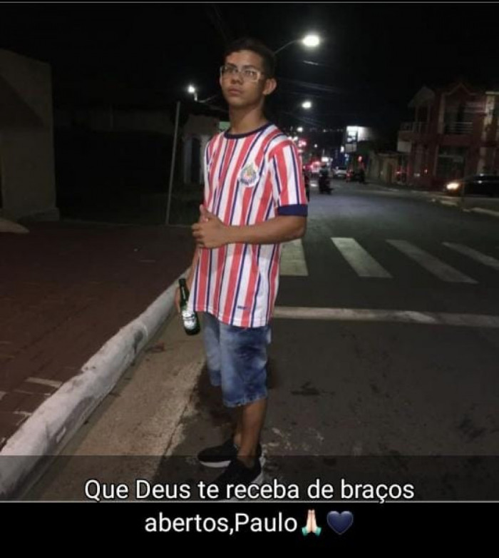 Paulo César andava de bicicleta com amigo. Divulgação/Redes Sociais
