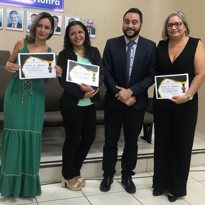 Professoras homenageadas 