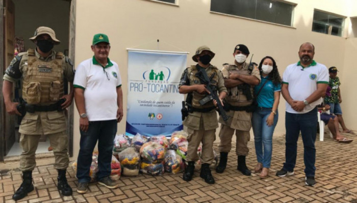 PM e Pró-Tocantins desenvolvem Projeto Hora de Doar na jurisdição de Araguaína.