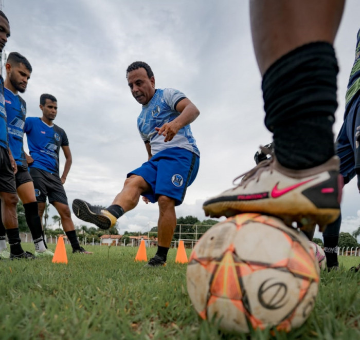 Nei César durante treinamento 