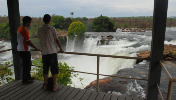 Cachoeira da Velha, um dos principais atrativos do Parque Estadual do Jalapão. Foto: Arquivo/Naturatins