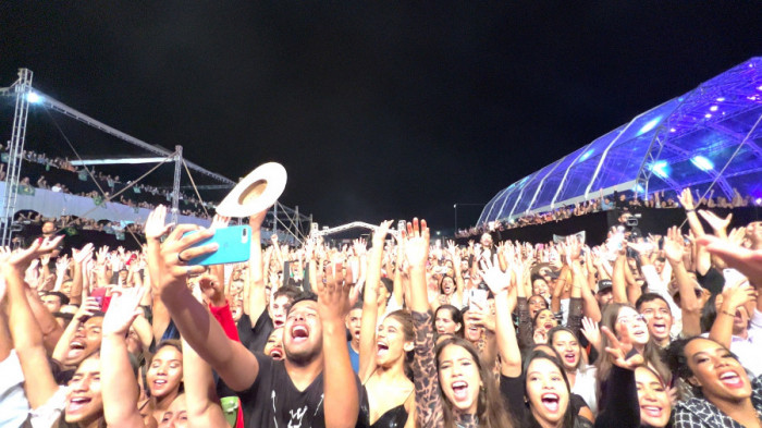 Shows com artistas locais e nacionais ocorreram durante os dias da Feira. 