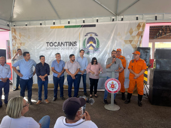 Governador Wanderlei Barbosa durante a solenidade. Foto: AN