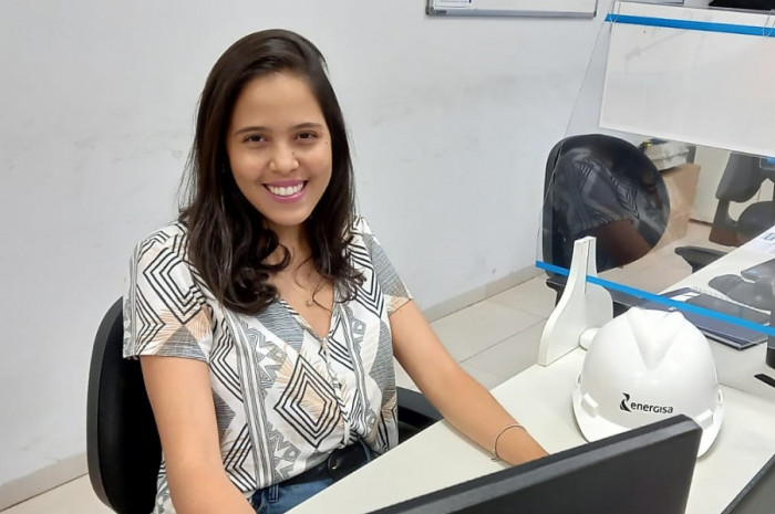 Engenheira eletricista Luiza Cunha ingressou no time da Energisa no primeiro semestre. 