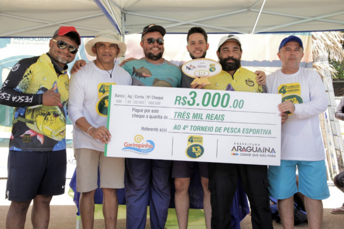 A premiação total foi de mais de R$ 50 mil em dinheiro mais o sorteio de um barco de pesca completo. Foto: Marcos Sandes/Ascom