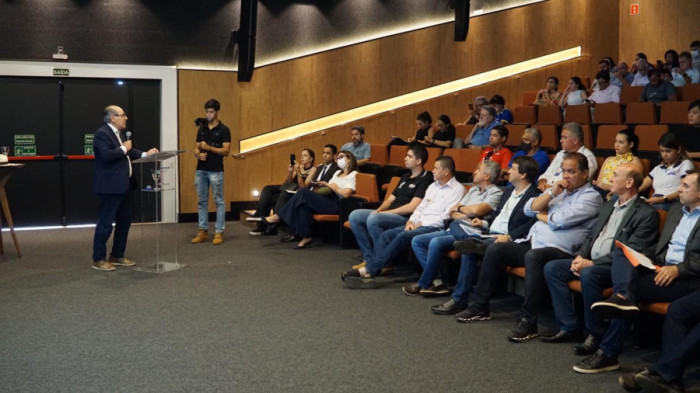 Evento que reuniu dirigentes da entidade, da Faciet e vários empresários em Palmas. Foto: Nonato Silva