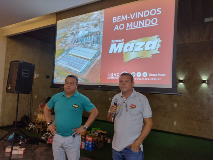 Representantes da Maza: José Carlos Lopes e Márcio Albino