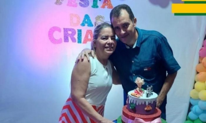 O prefeito Franciel e sua esposa, Marly Barbosa, participaram do evento.