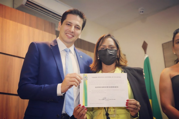 Olyntho Neto é diplomado deputado estadual pela terceira vez. Foto: Reprodução Instagram