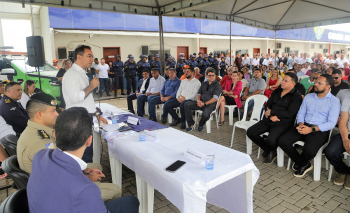 Cerimônia reuniu policiais e autoridades da segurança
