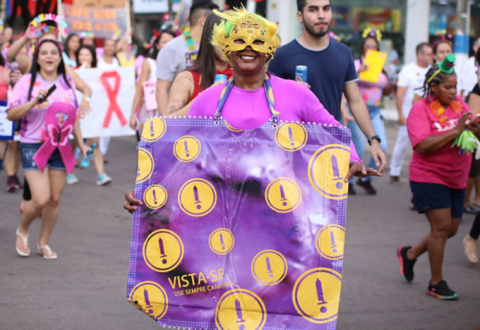 Grupo trouxe inovações, com um desfile criativo e cheio de animação