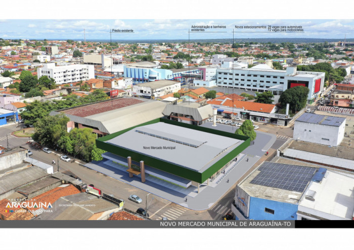 A obra tem previsão de ser concluída em 1 ano após o início.