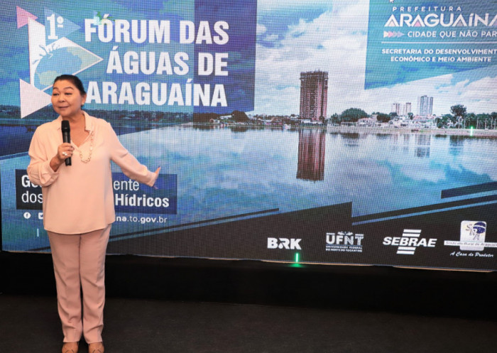 A secretária de Estado da Pesca e Aquicultura, Miyuki Hyashida, esteve no evento. 