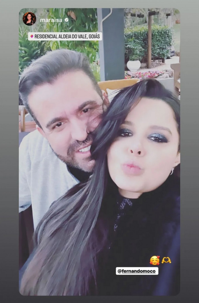 Maraisa e Fernando Mocó assumem namoro — Foto: reprodução Instagram