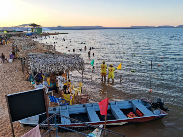 Vítima banhava com a esposa na área de banho da praia do Coco de Babaçulândia. 