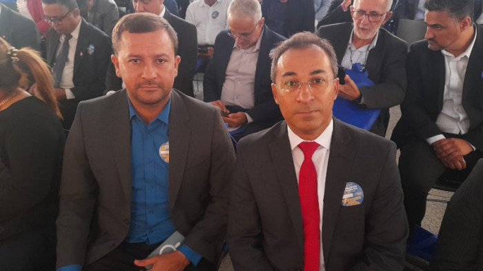David Bento, prefeito de Filadélfia, e Wagner Rodrigues, de Araguaína.