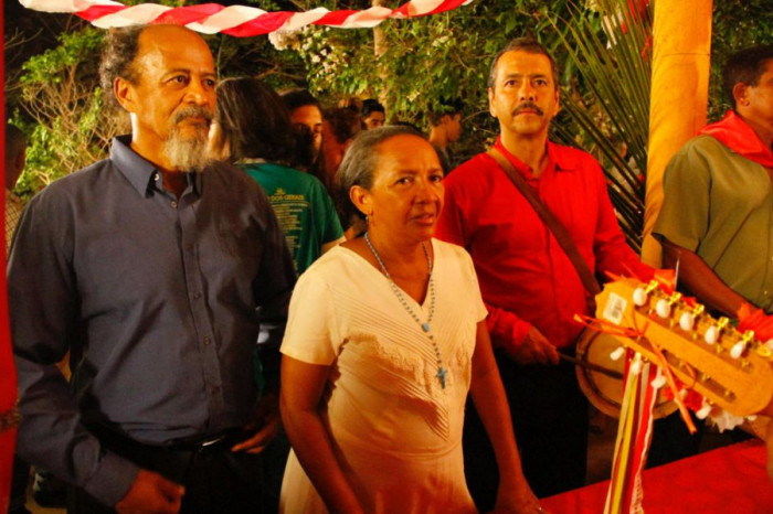 A araguainense contracenou com os atores globais Marcos Palmeira, Emanuelle Araújo e Tonico Pereira. Foto: Divulgação