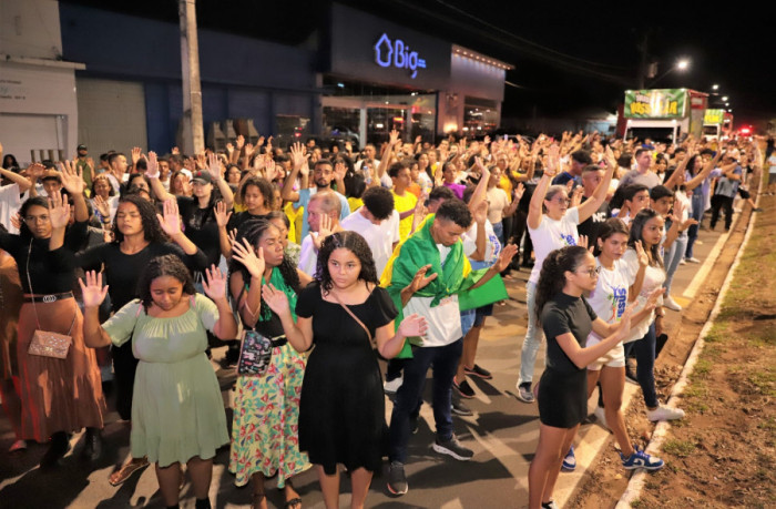 Prefeito Wanger Rodrigues parabenizou as comunidades pela organização do evento.