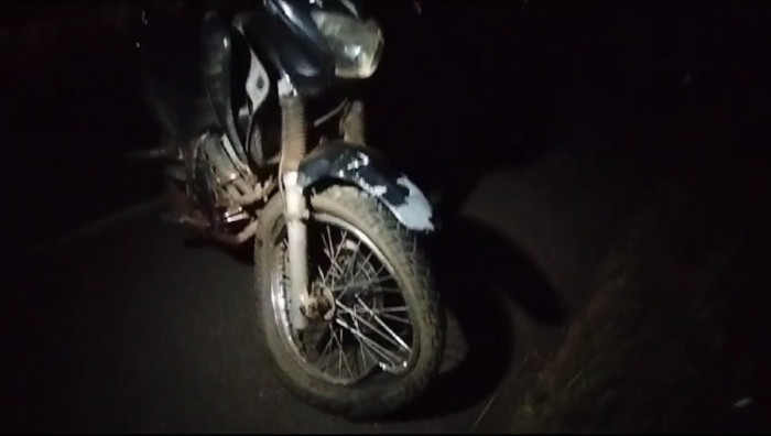 Passageira que morreu no acidente estava numa Honda Falcon. Foto: Araguaína Notícias. 