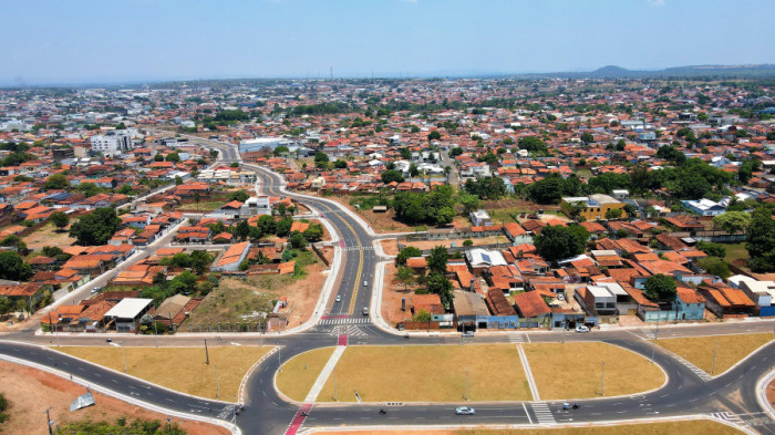 A primeira grande obra da CAF em Araguaína é a etapa um da Avenida Via Norte, que liga a Av. Cônego João Lima à Av. Castelo Branco, com 1,5 km de extensão. Foto: Marcos Sandes/Secom Araguaína