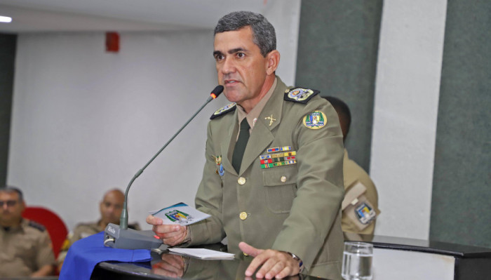 Comandante-geral da PMTO, coronel Márcio Antônio Barbosa.