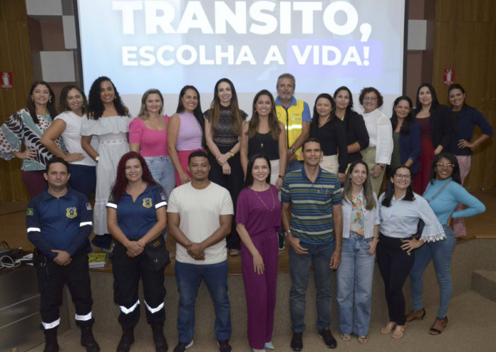 Educadores do Detran-TO receberam orientação de especialista para contribuir nas ações de prevenção.